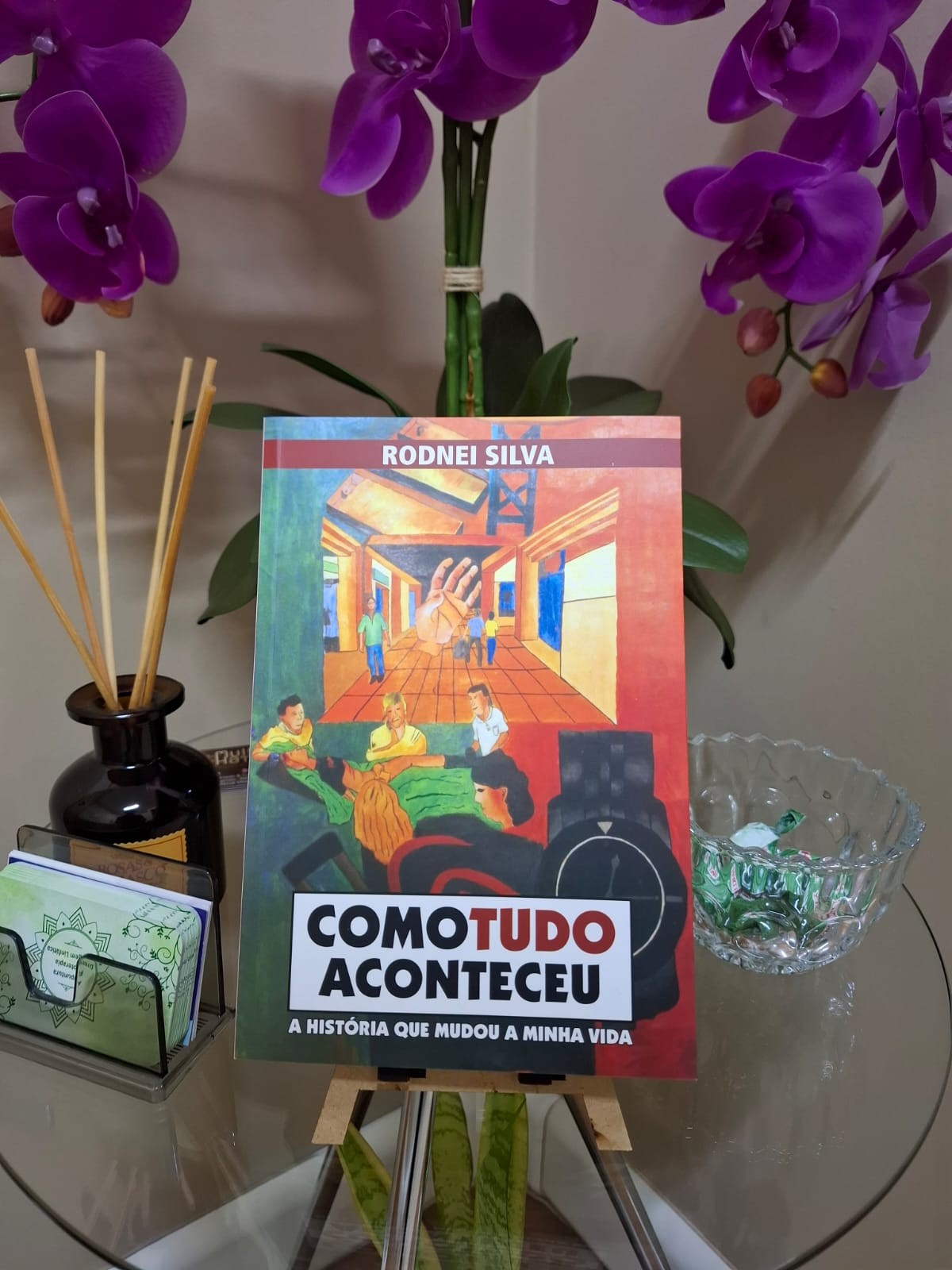 Capa do livro «Como Tudo Aconteceu — A História que Mudou Minha Vida», de Rodnei Silva